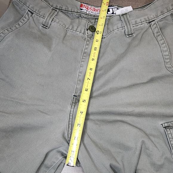 Vintage Jnco Industries Jeans Army Twill Cargo Pants Skater Grunge Olive 34x30 - Picture 12 of 15